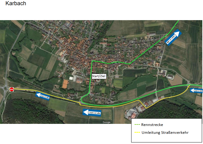 Strecke Karbach